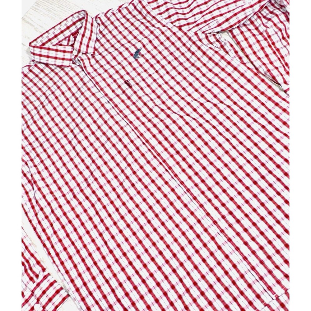 Tuskwear Collection Men's Long Sleeve Button Down Shirt Alabama Plaid, Large